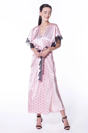 Amelie Print Long Robe