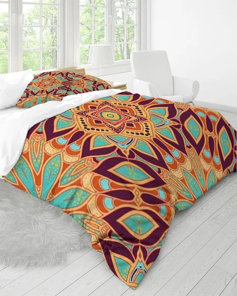 Aqua 1 King Duvet Cover Set