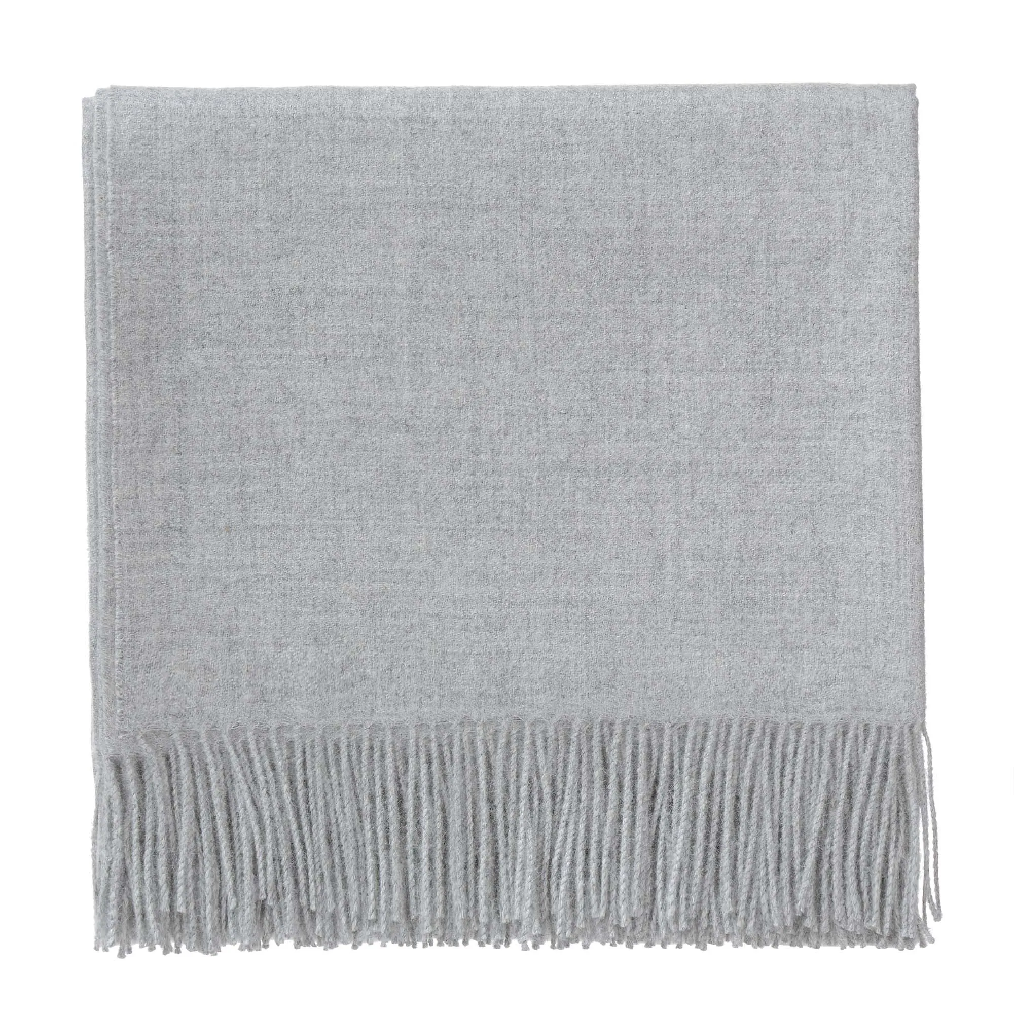 Arica Alpaca Blanket [Light grey]