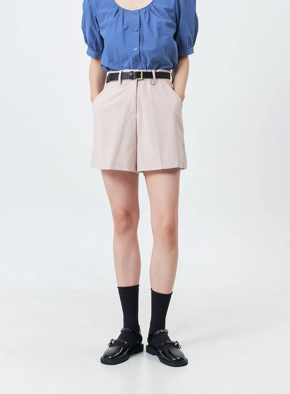 Basic Straight Leg Tailored Shorts OJ20