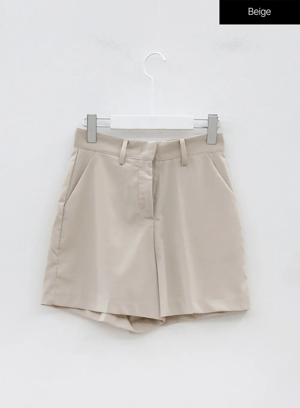 Basic Straight Leg Tailored Shorts OJ20