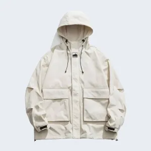 Beige Cargo Jacket