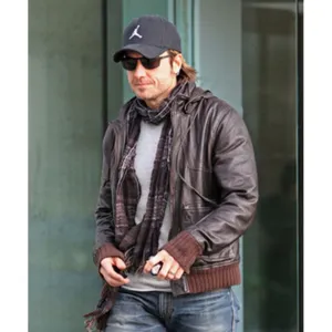 Biker Style Keith Urban Brown  Jacket