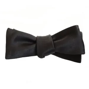 Black Batwing James Bond Bow Tie