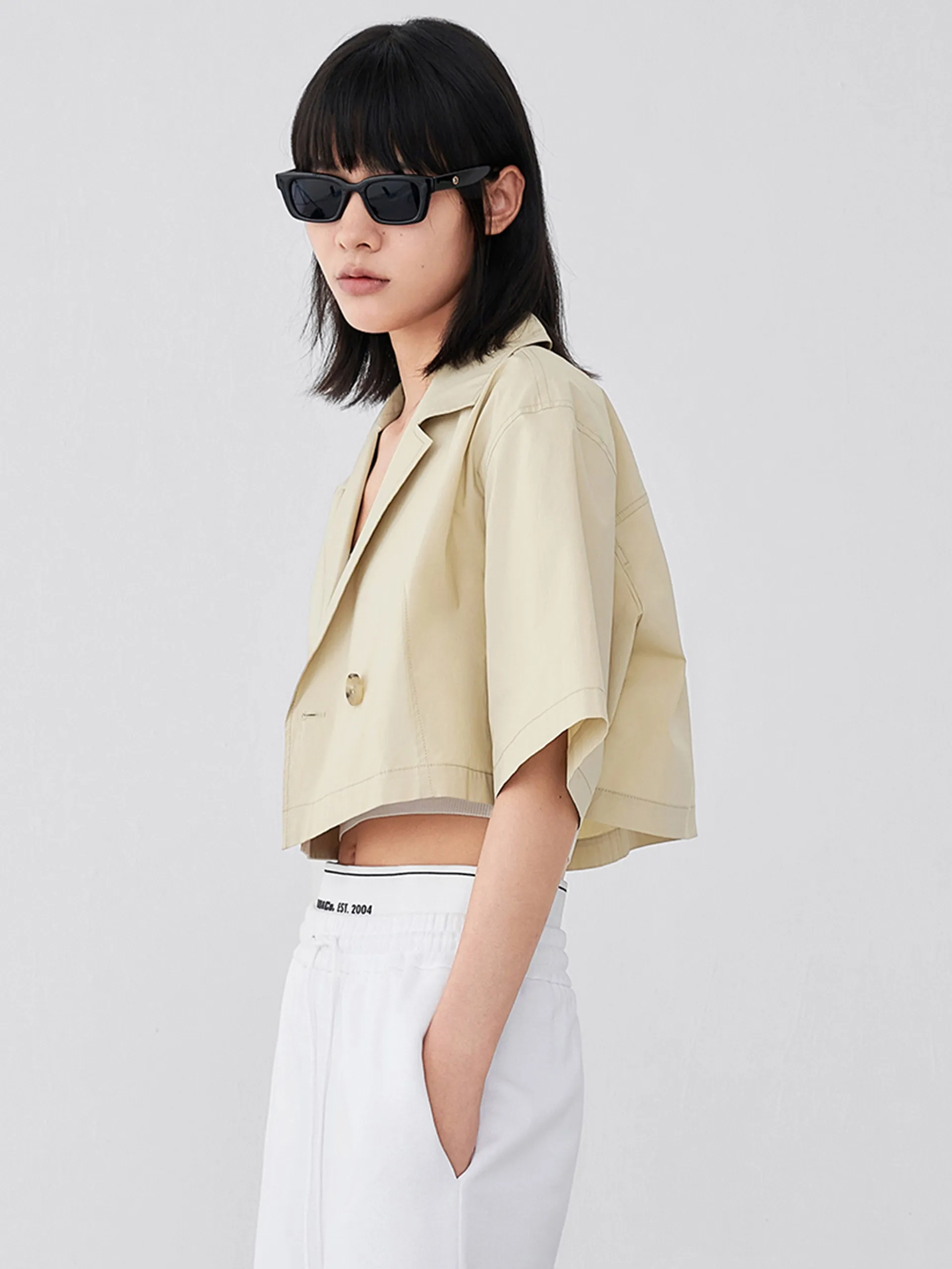 Cargo Style Crop Jacket