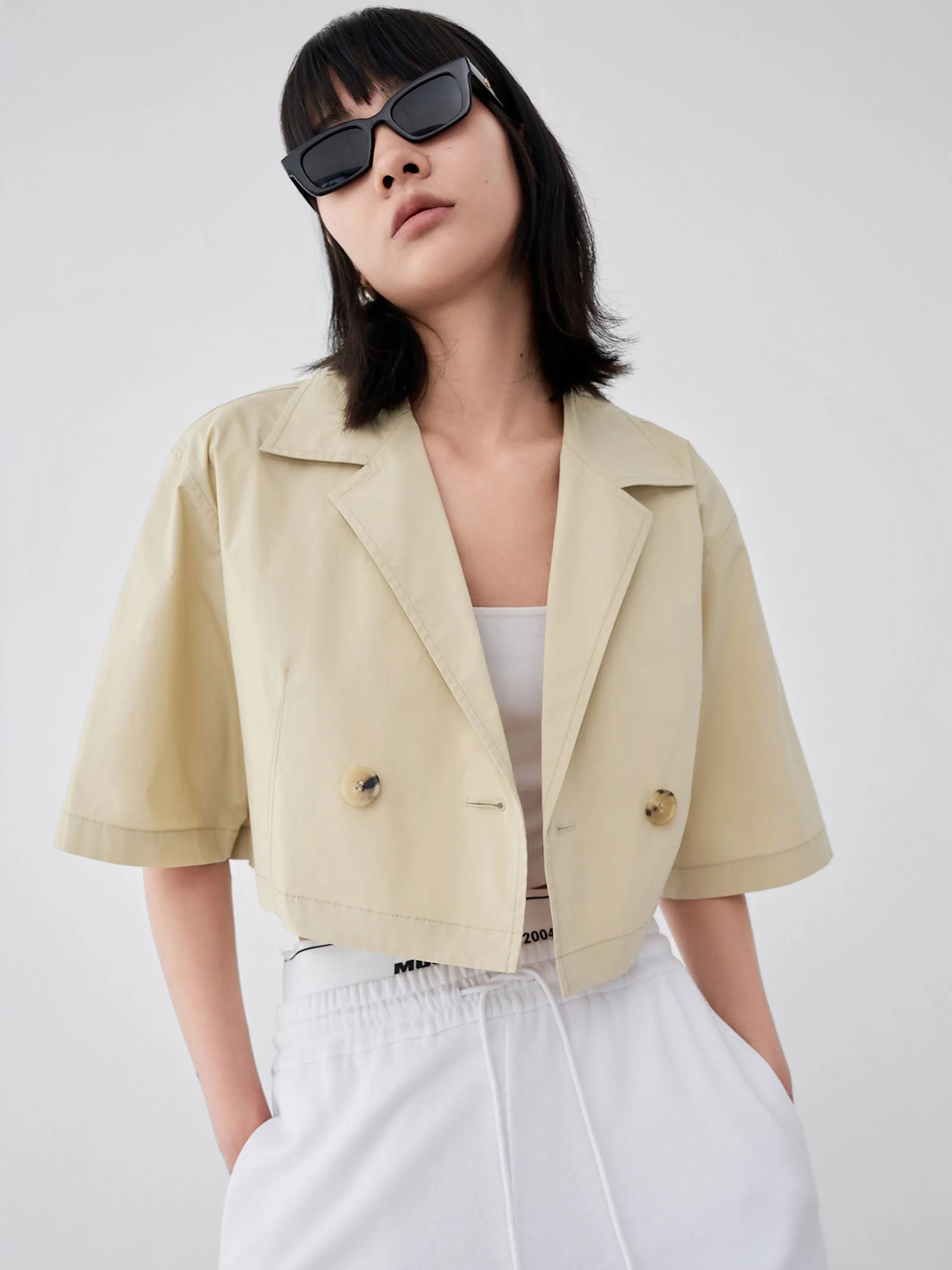 Cargo Style Crop Jacket