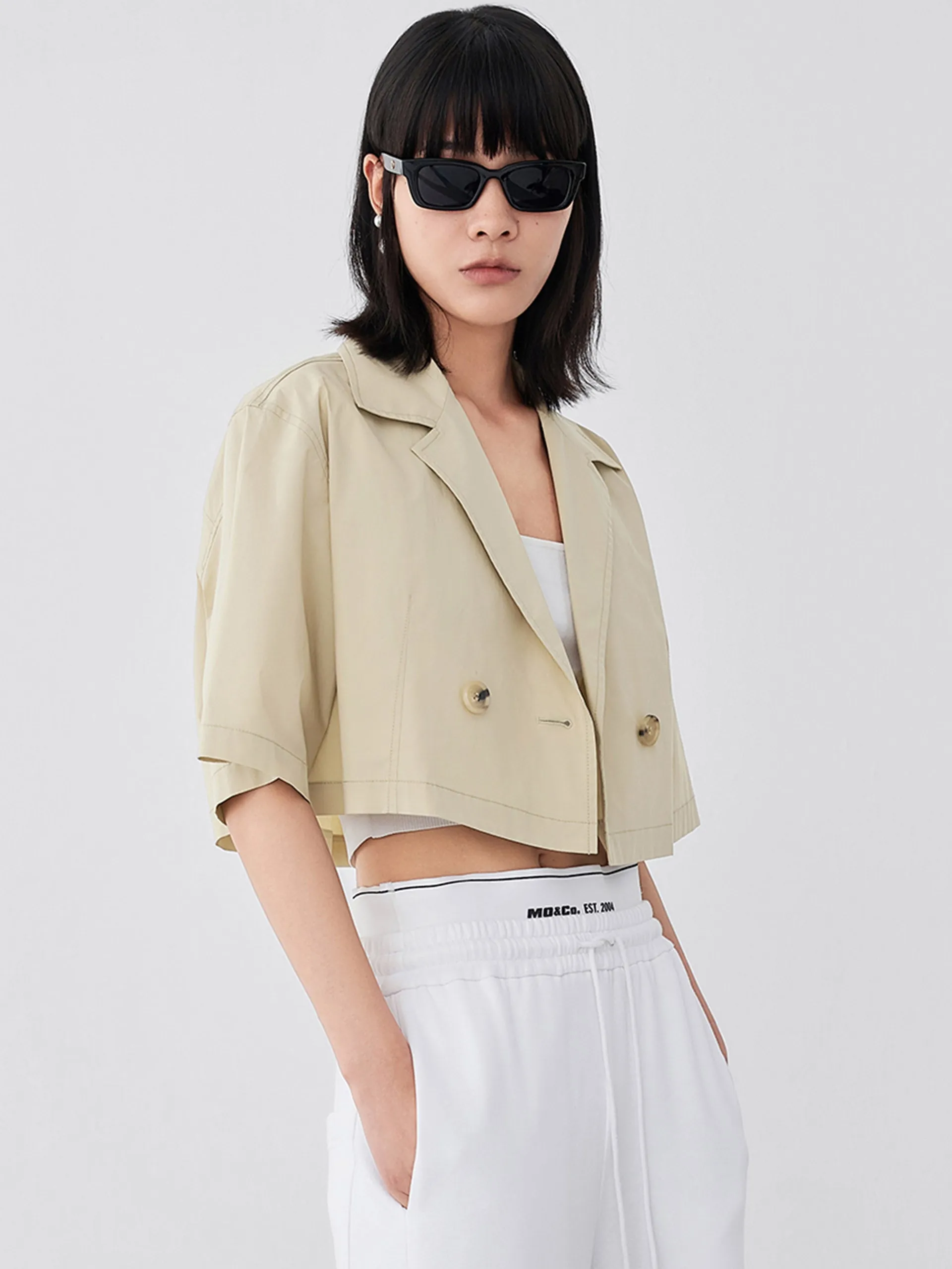 Cargo Style Crop Jacket