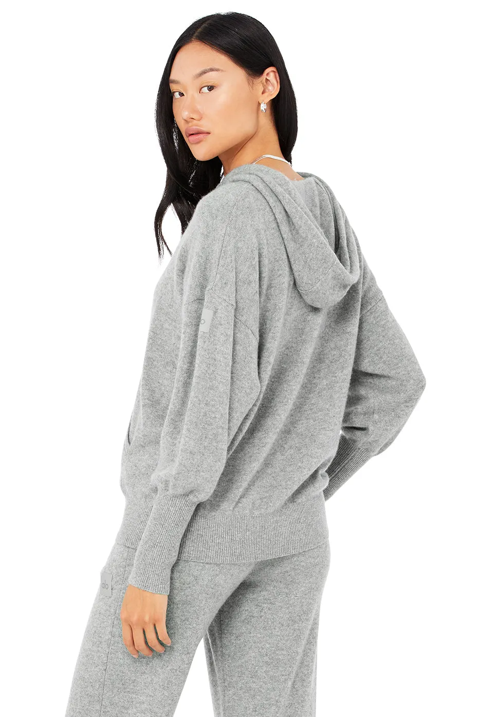 Cashmere Jet Set Hoodie - Dove Grey Heather