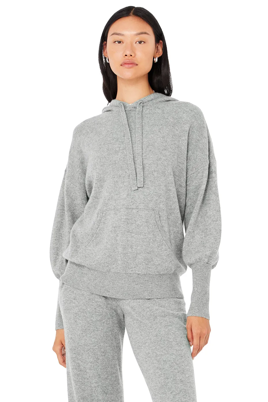 Cashmere Jet Set Hoodie - Dove Grey Heather