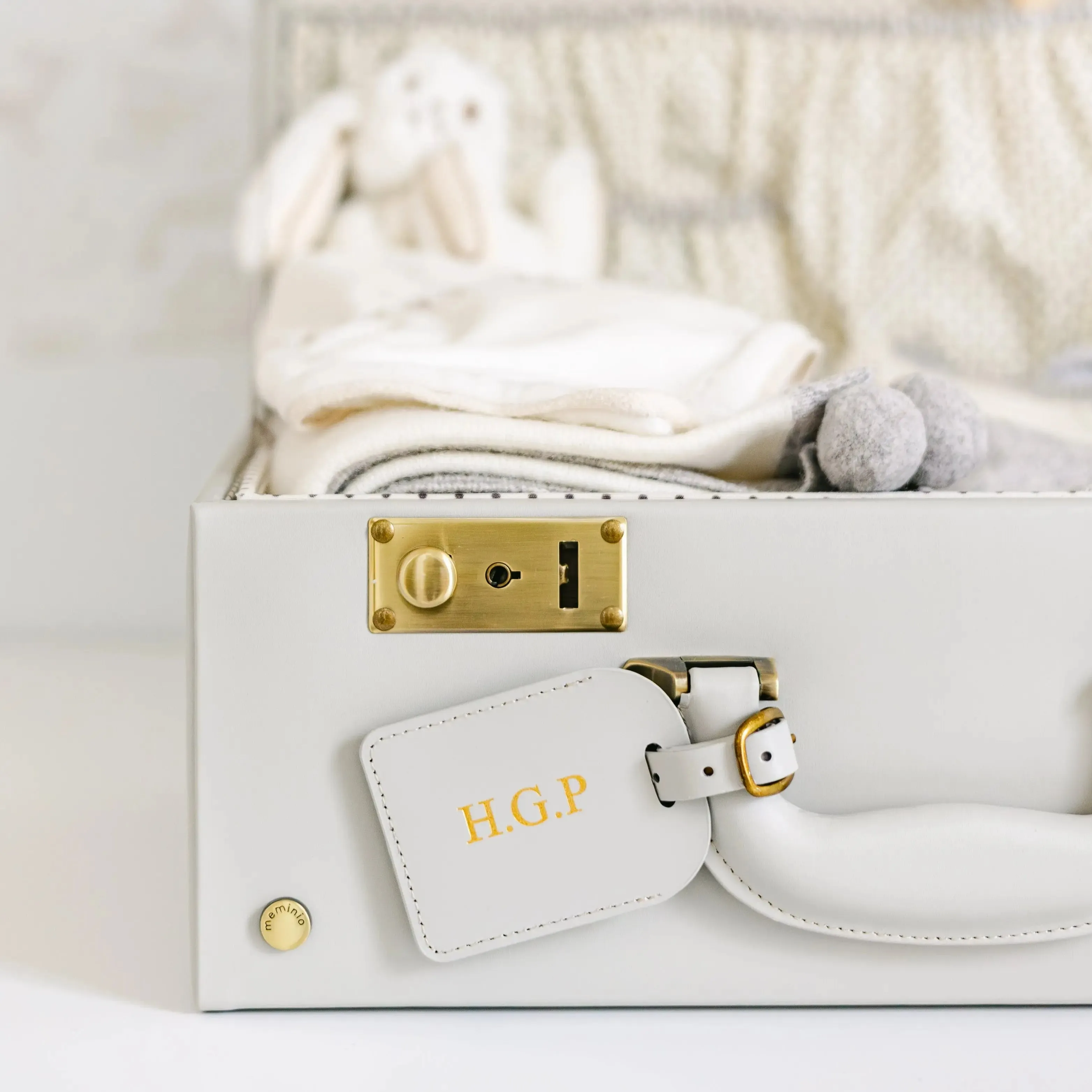 Cashmere keepsake baby gift set - Neutral