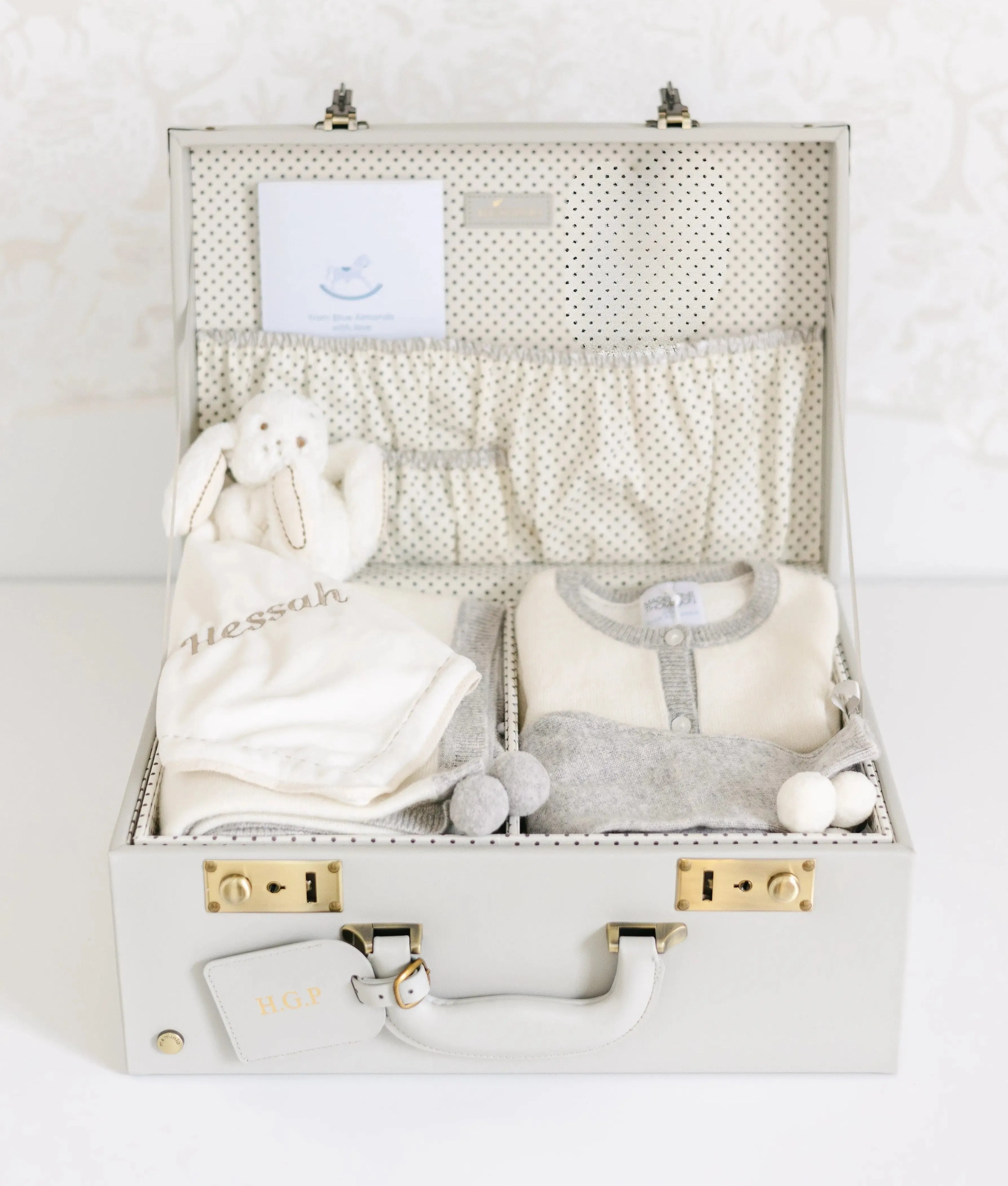 Cashmere keepsake baby gift set - Neutral