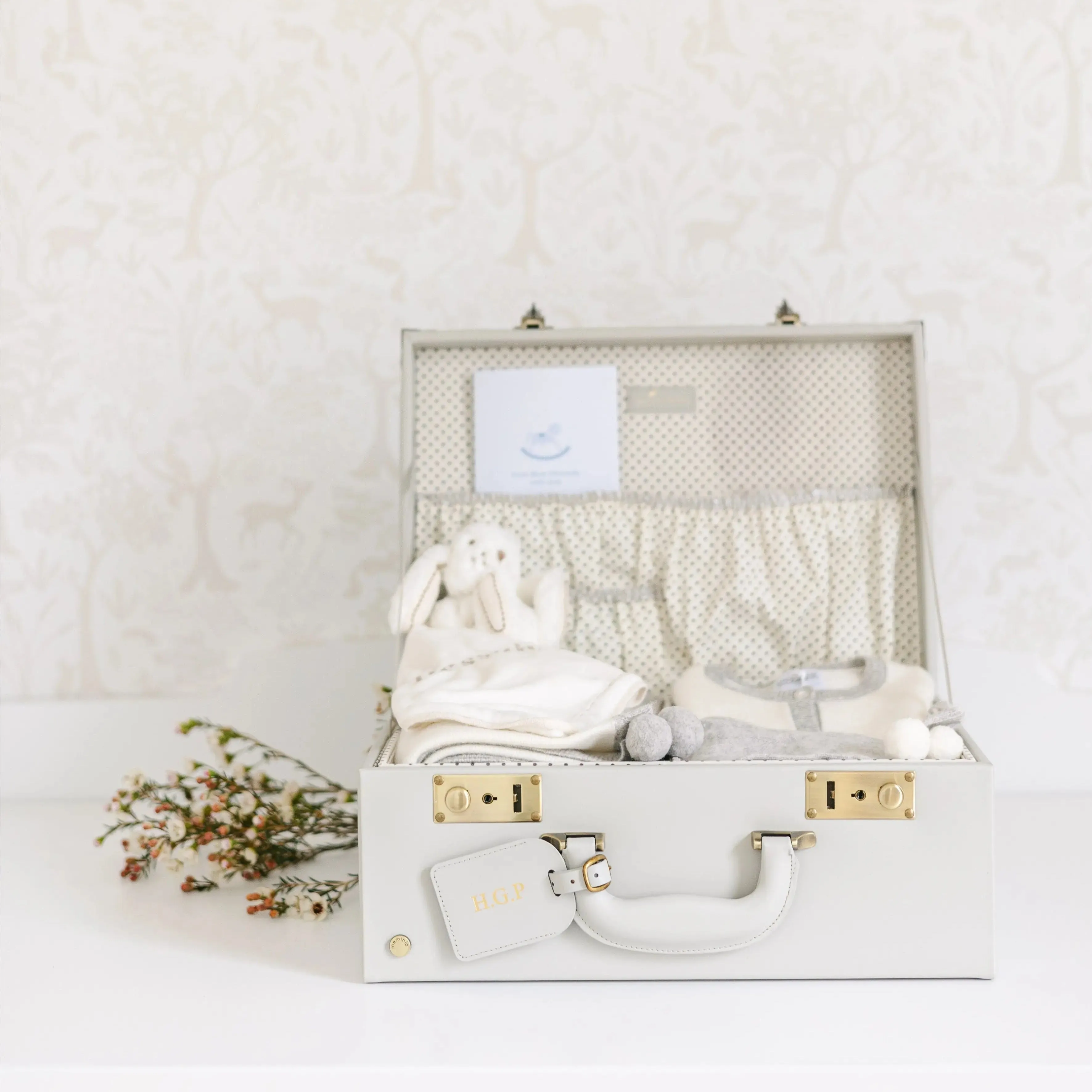 Cashmere keepsake baby gift set - Neutral