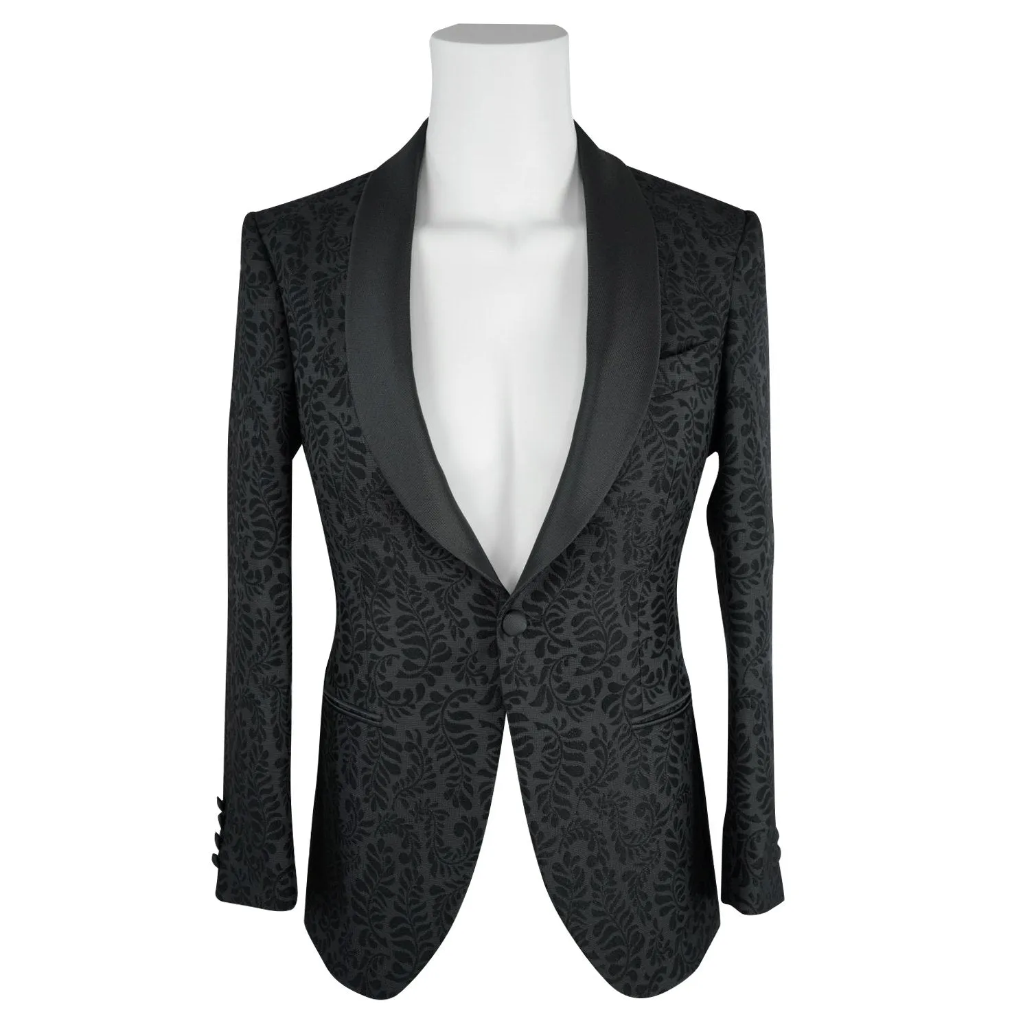 Charcoal Damascata Dinner Jacket