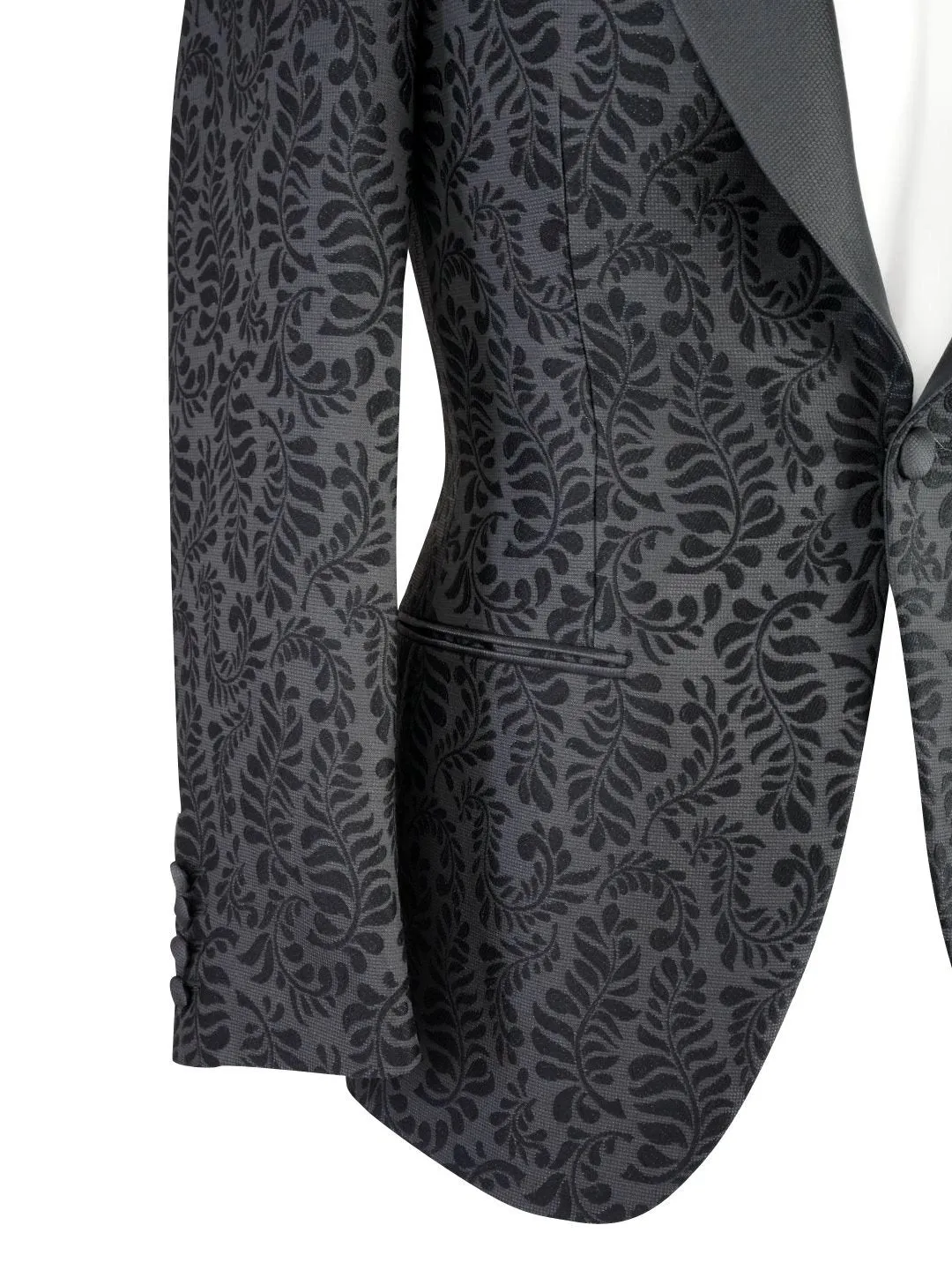 Charcoal Damascata Dinner Jacket