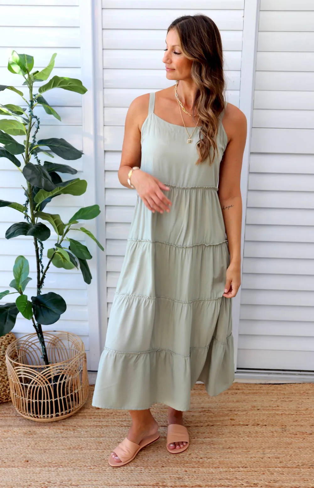 Chloe Maxi in Sage