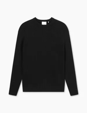 Cone Rib Knit | Black