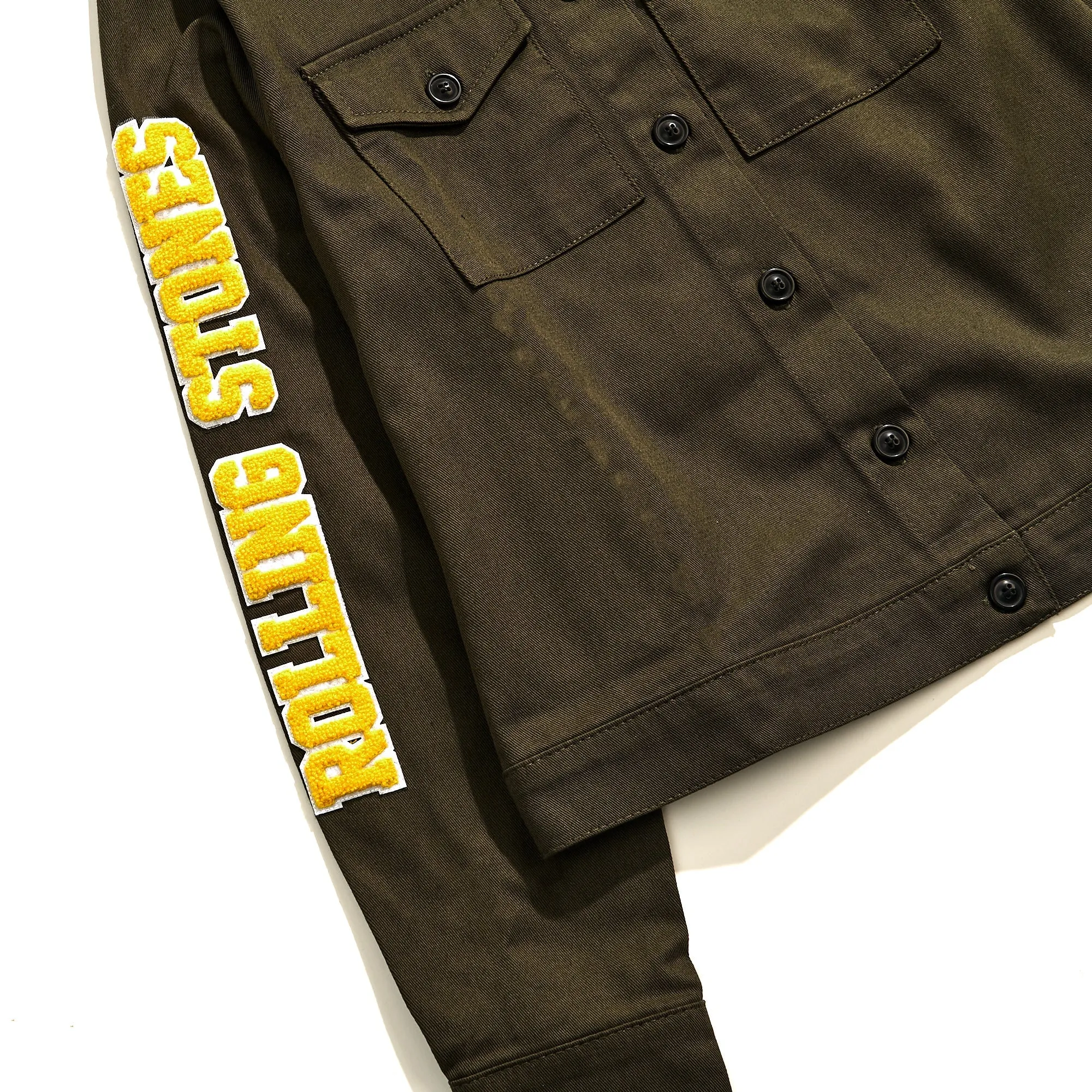 Cropped Military Cargo Jacket