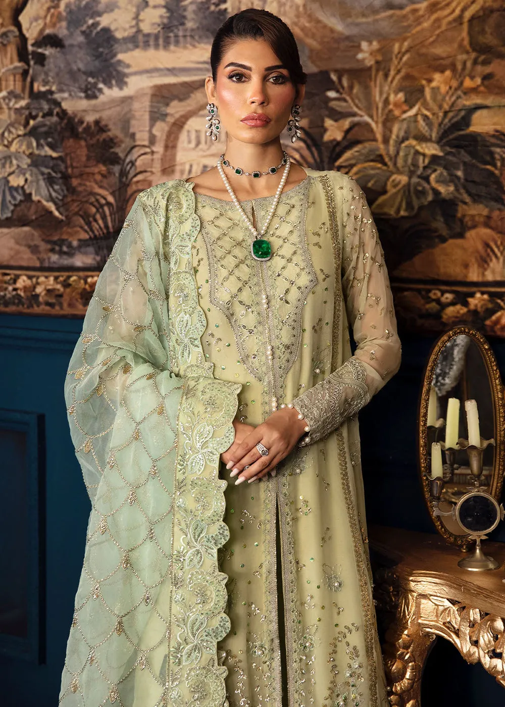 Elanora Luxury Chiffon Collection '24 by Nureh | Meadow-NEL-50