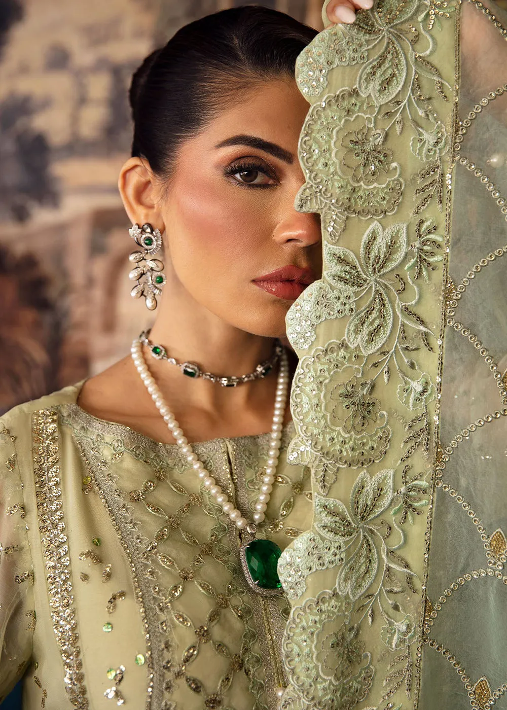 Elanora Luxury Chiffon Collection '24 by Nureh | Meadow-NEL-50