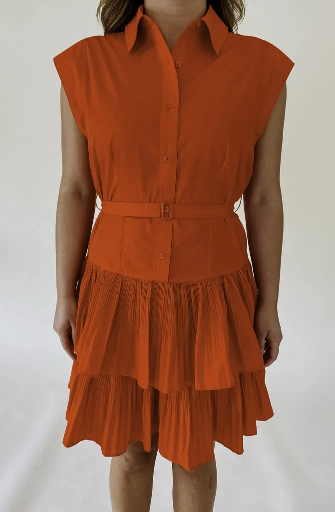 EUROPEAN SUMMER BUTTONED DRESS