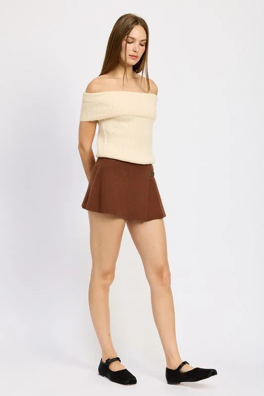 Hot Girl Emory Pleated Mini Skort