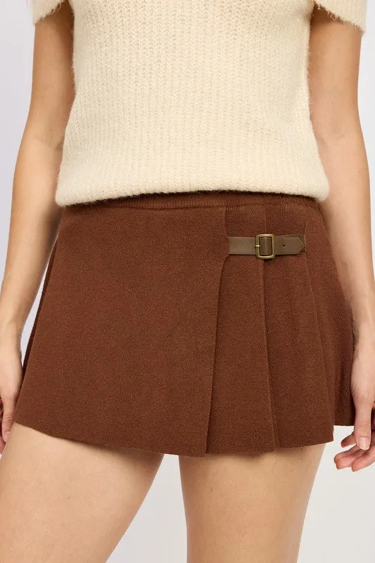 Hot Girl Emory Pleated Mini Skort