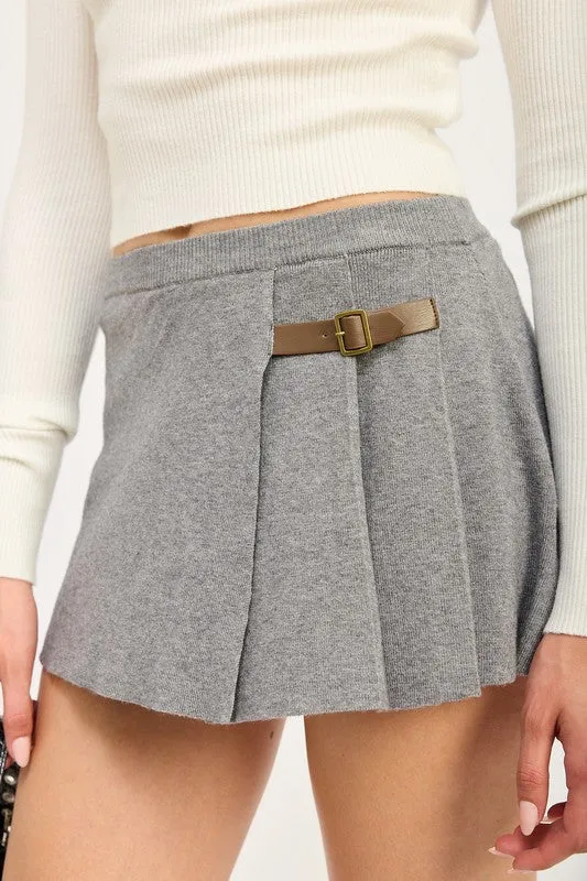 Hot Girl Emory Pleated Mini Skort