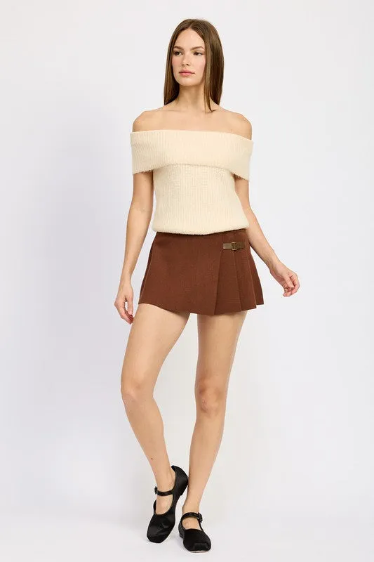 Hot Girl Emory Pleated Mini Skort