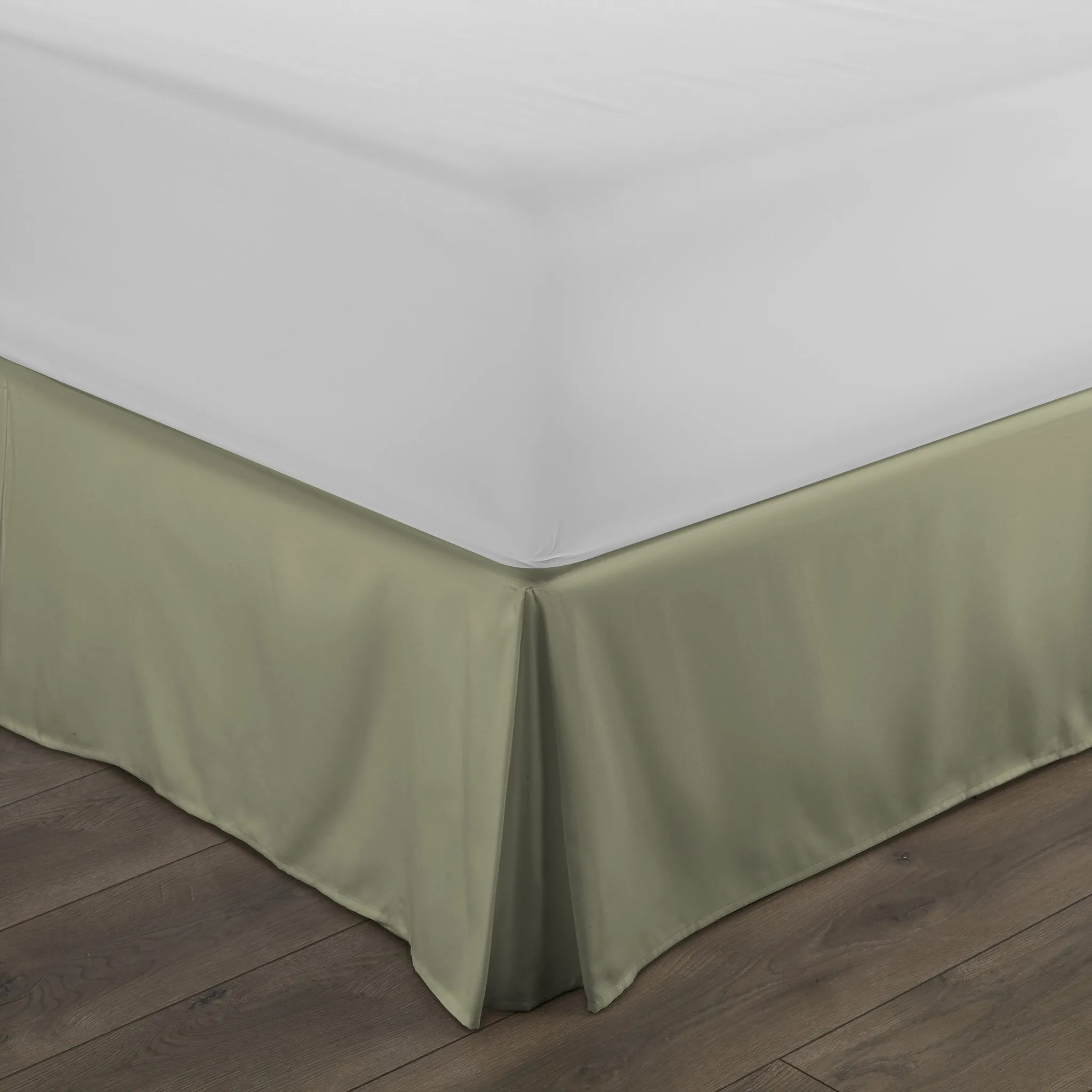 Hypoallergenic Pleated Premium Solid Bed Skirt