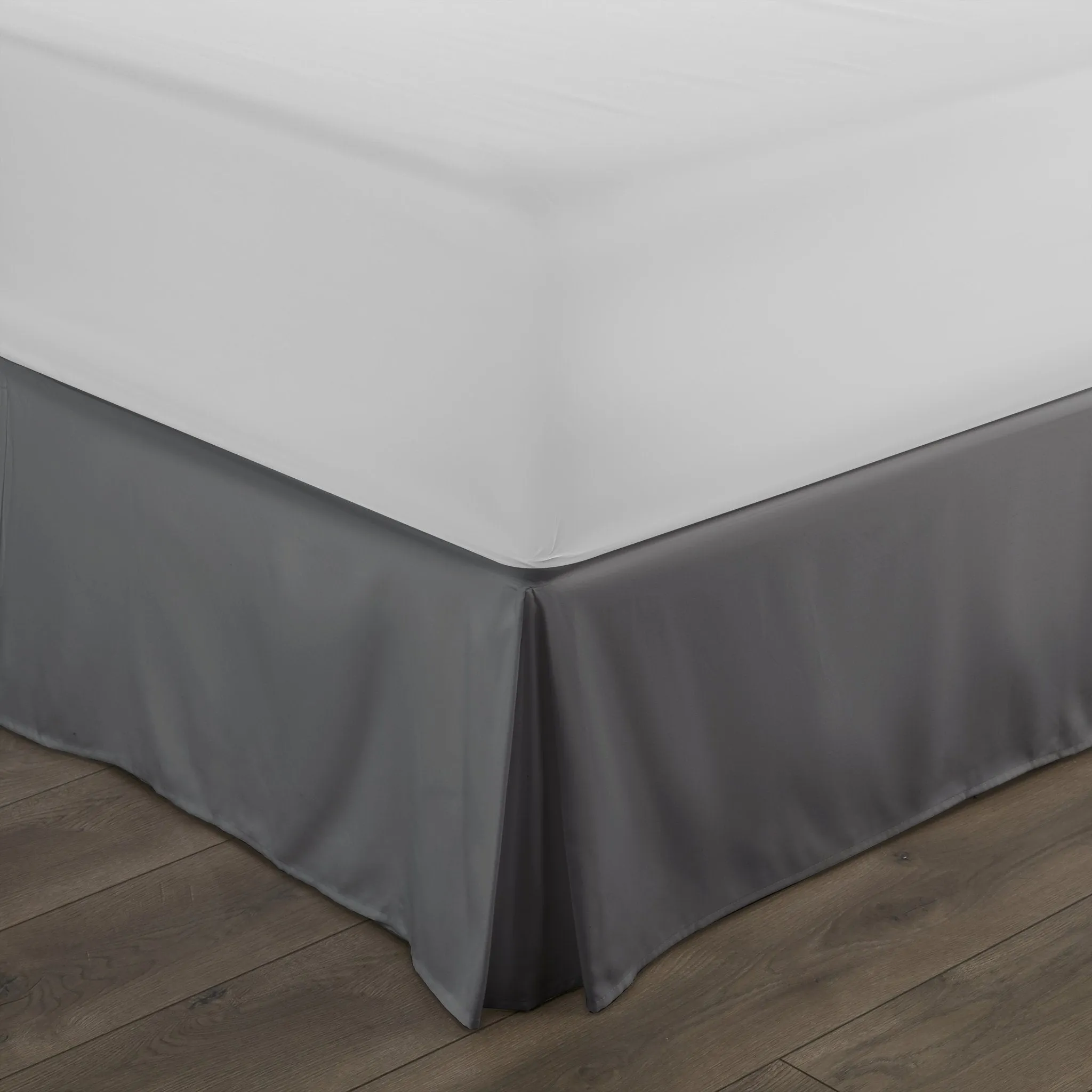 Hypoallergenic Pleated Premium Solid Bed Skirt