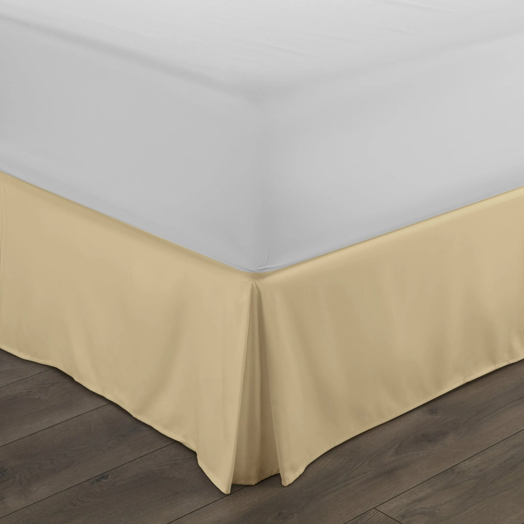 Hypoallergenic Pleated Premium Solid Bed Skirt