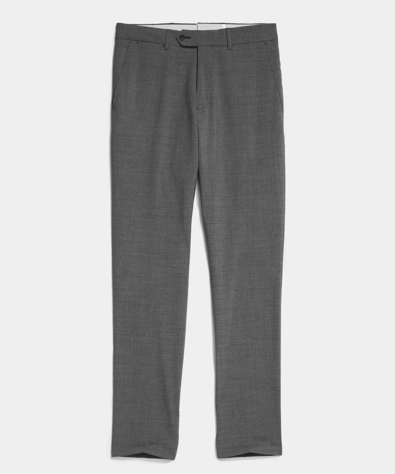 Italian Tropical Wool Sutton Trouser in Charcoal