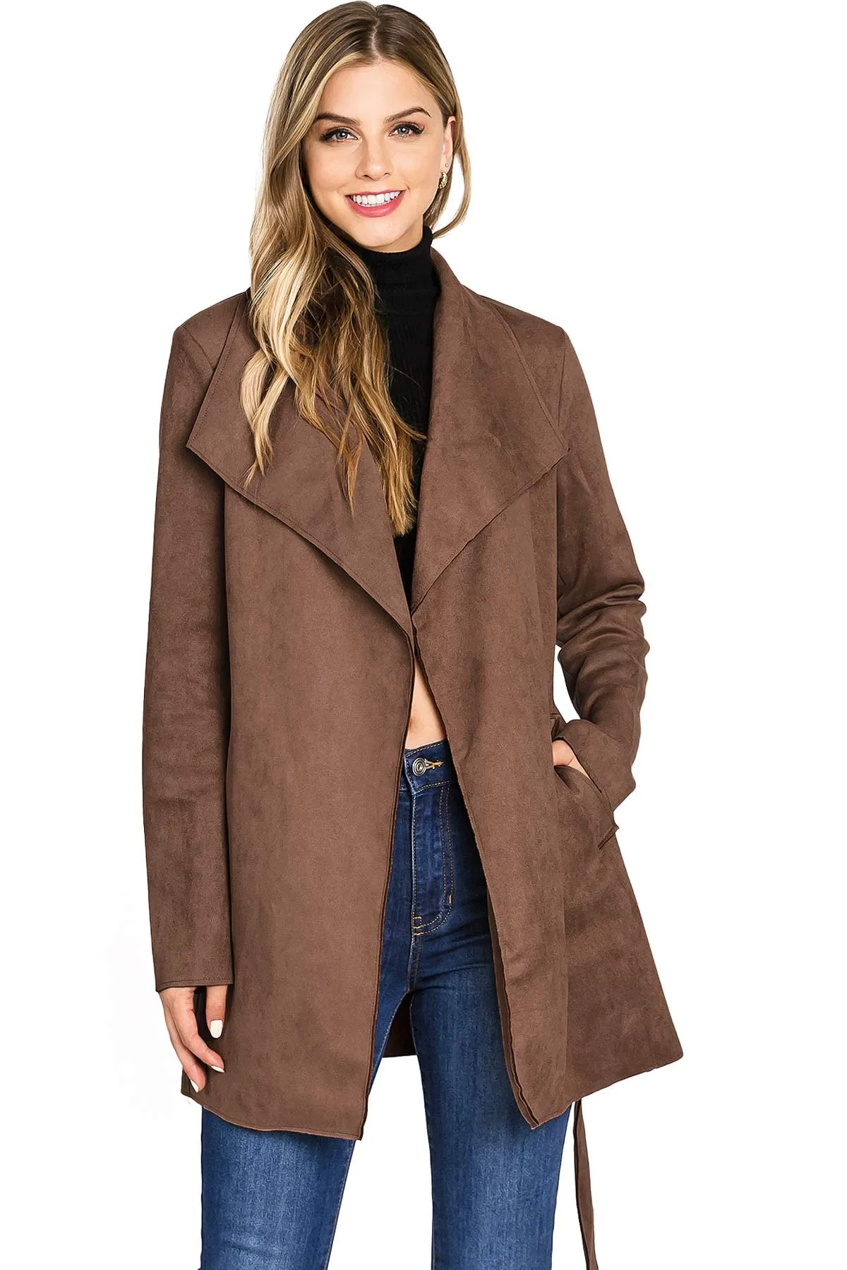 Madrid Faux Suede Coat