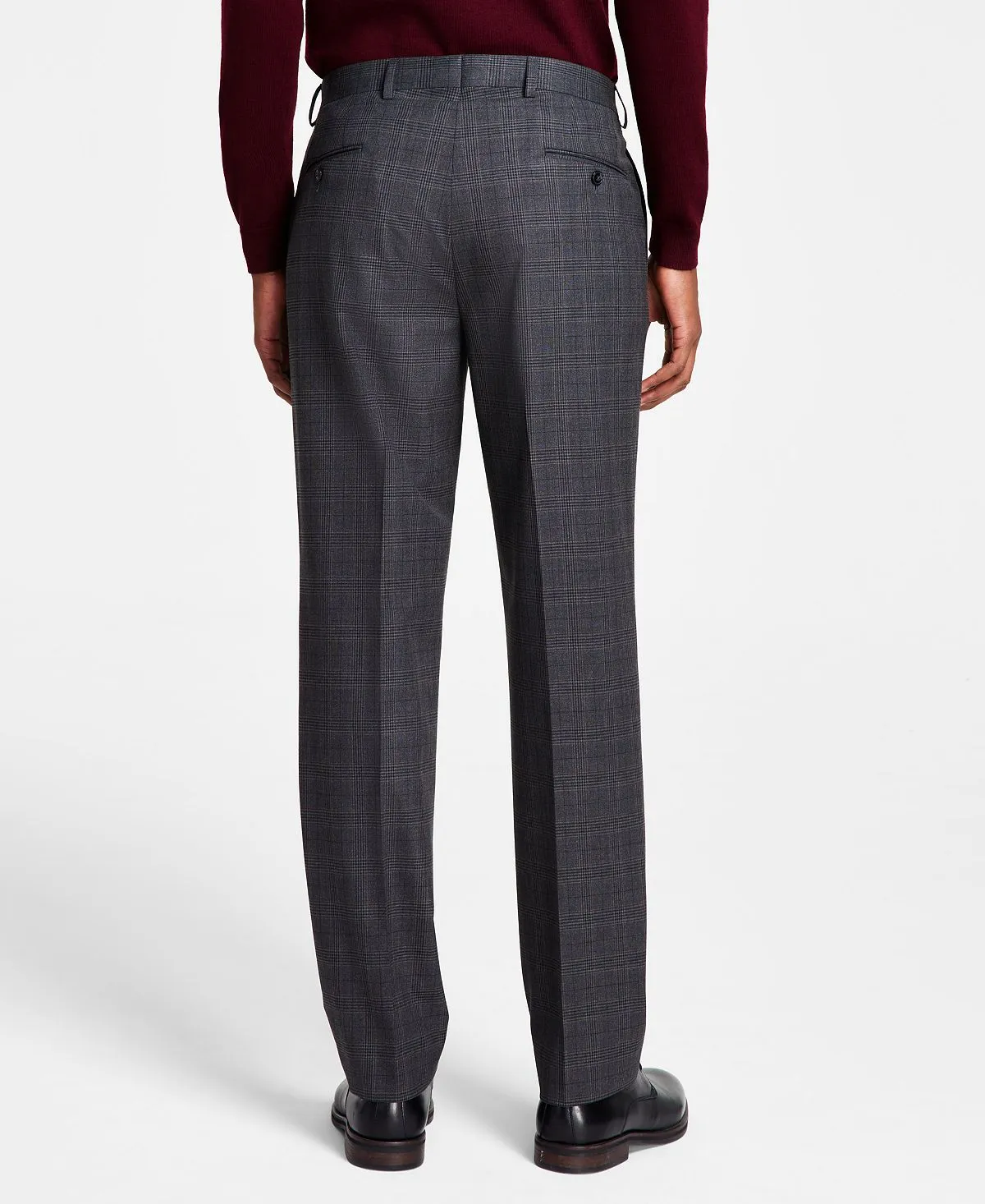 Michael Kors Men's Flat Front Pleated Dress Pants