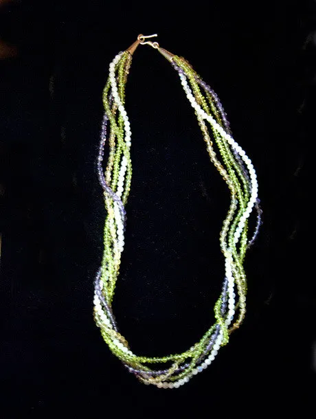 Multistrand Gemstone Necklace