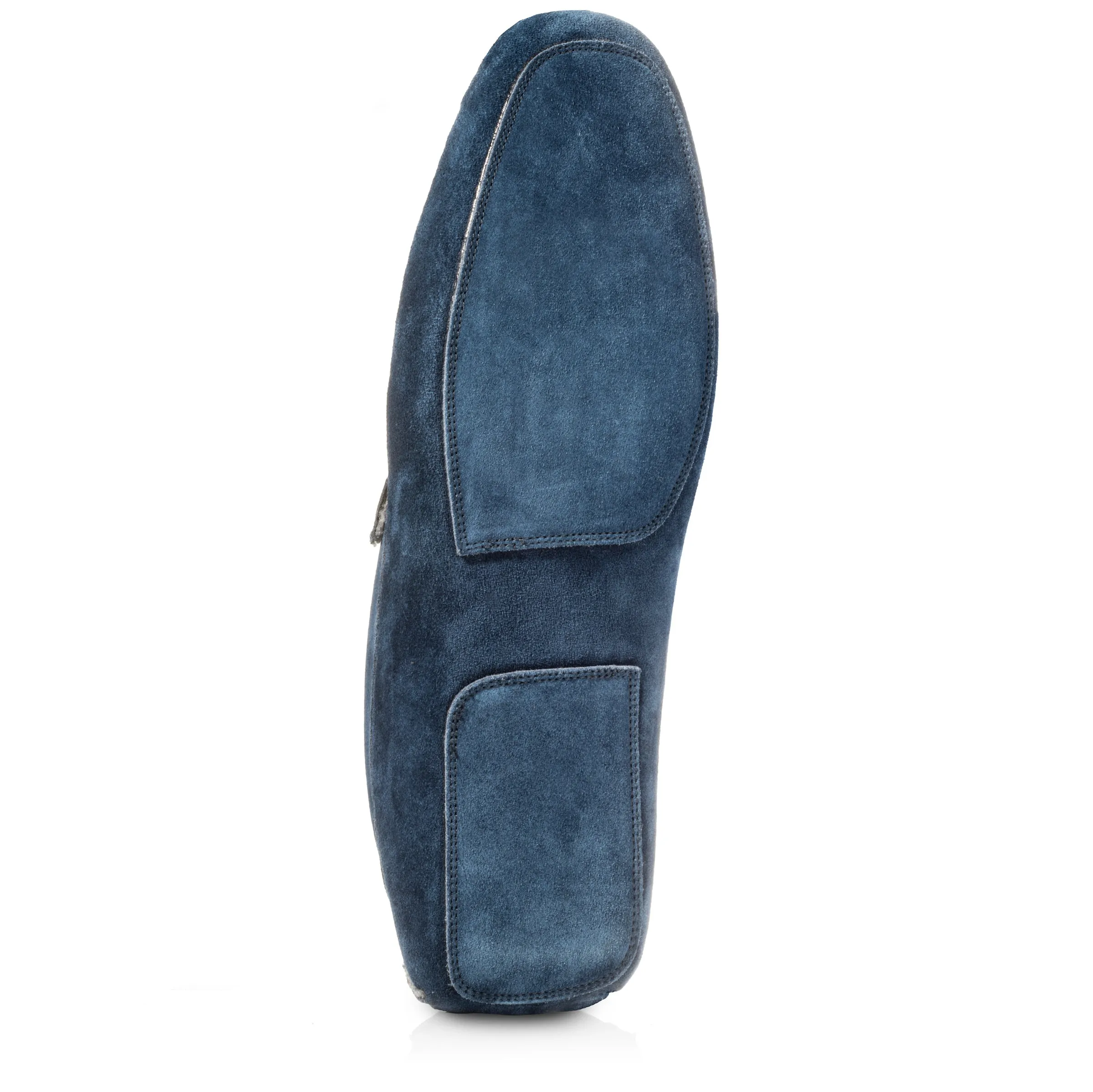 O’Reilly Blue Suede & Cashmere Slipper