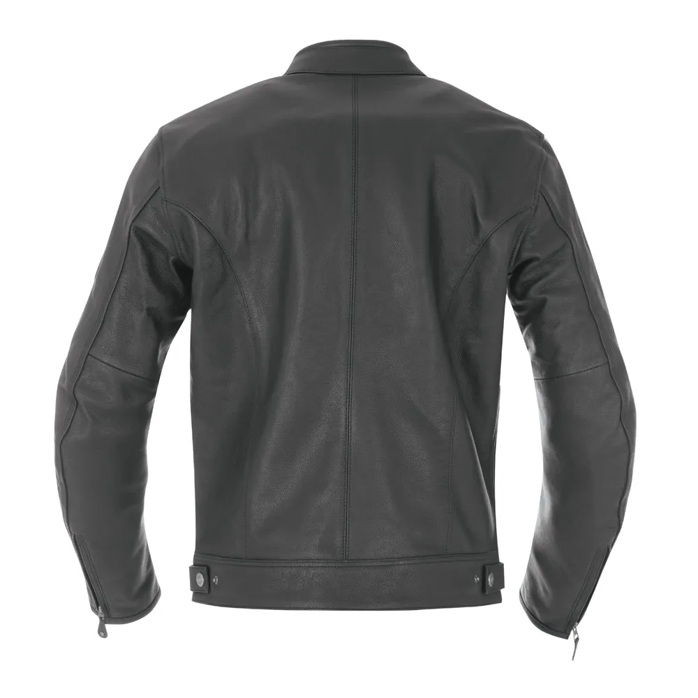 Oxford Bladon Leather Jacket Black