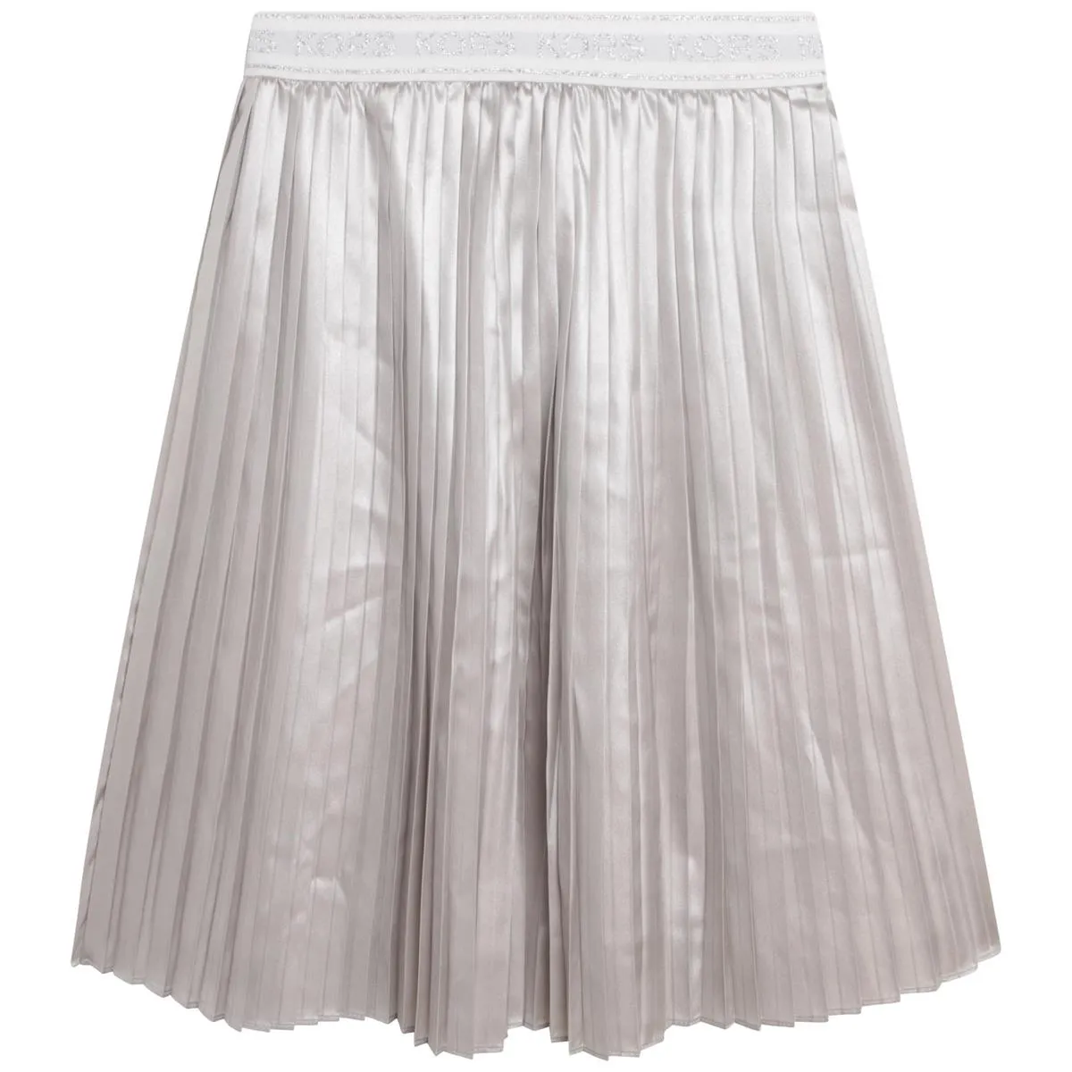 Pleated Logo Skirt