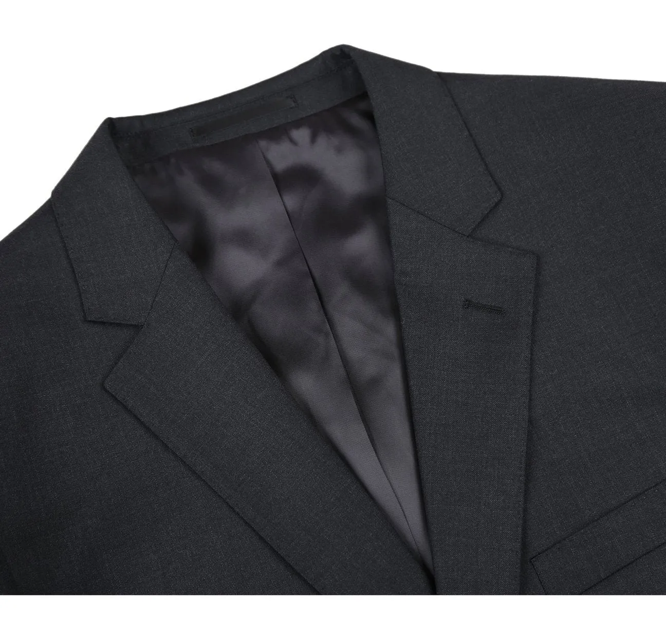 RENOIR 2-Button Slim Fit Notch Lapel Wool Suit 555-3