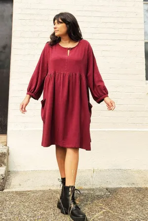 Romey Gathered Dress and Top Sizes 00-34 - Sew House Seven