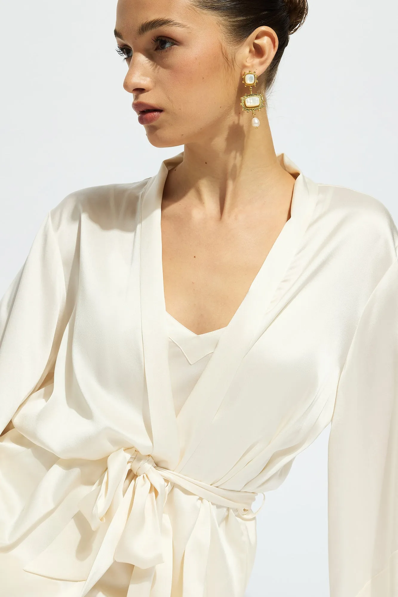 Silk Wrap Robe