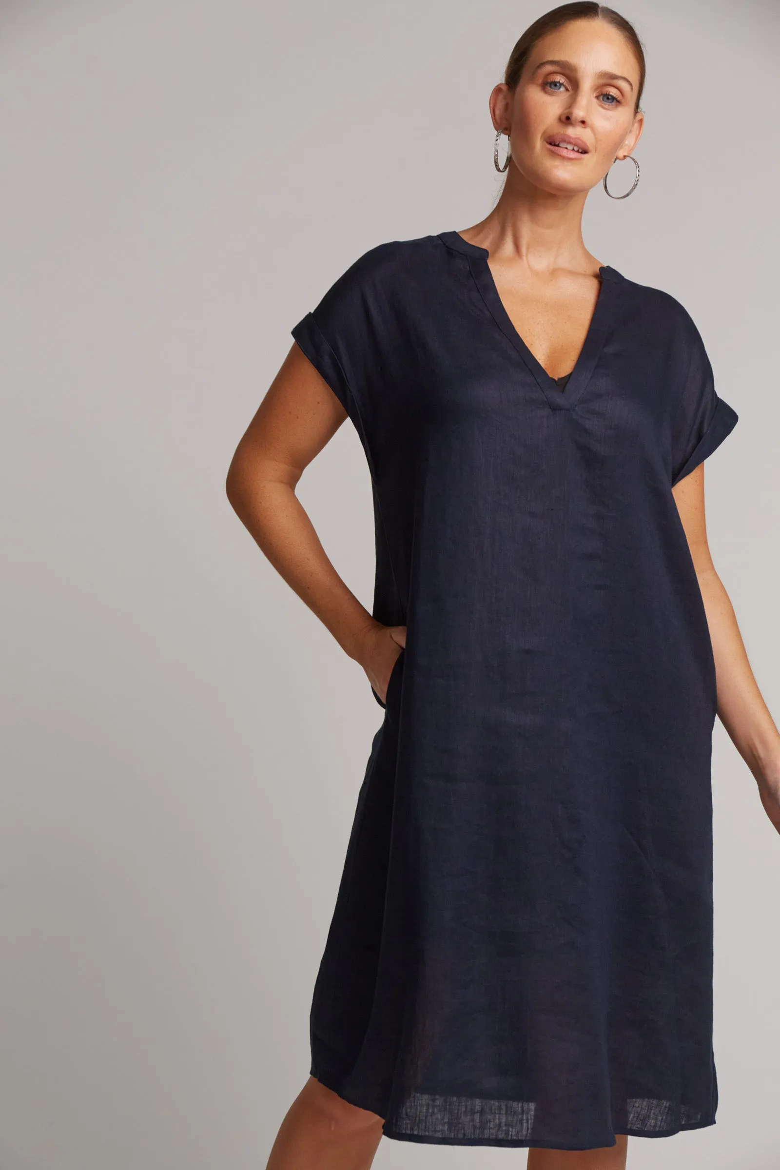 Studio Dress - Navy