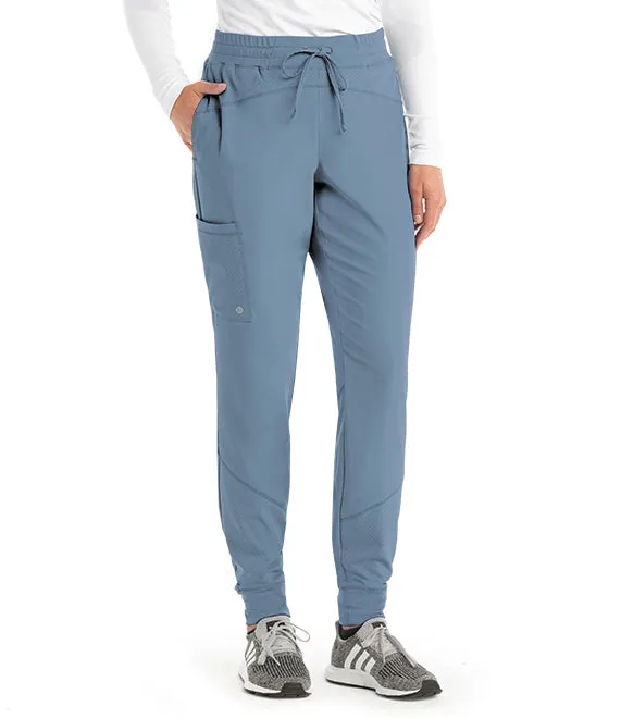 SVH - Respiratory Therapy - BOP513 Ciel Blue Ladies 3 Pocket Cargo Jogger