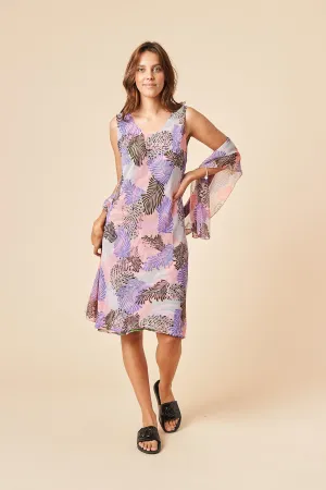 THE BOHO REVERSIBLE DRESS IN PASTEL PRINT