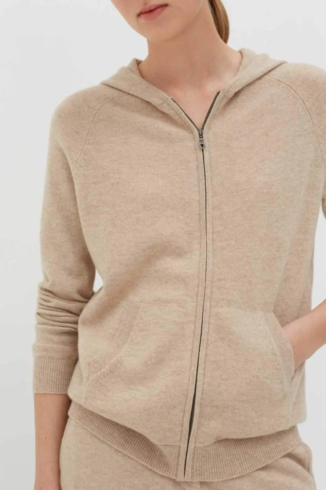 The Cashmere Hoodie, Oatmeal