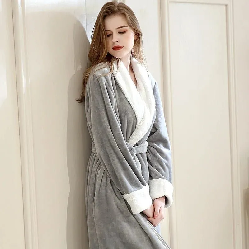 Thermal Extra Long Bath Robe