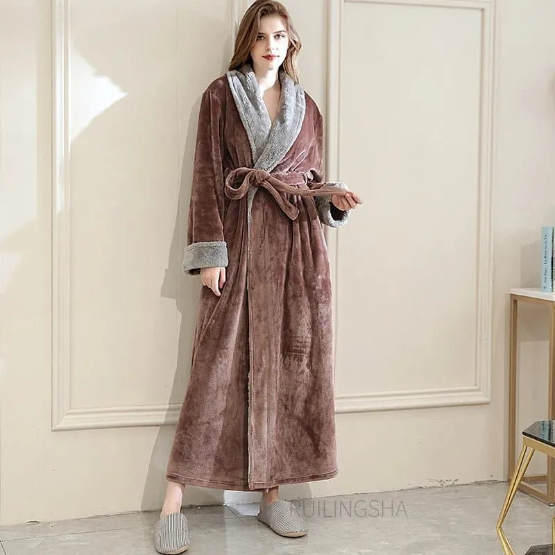 Thermal Extra Long Bath Robe