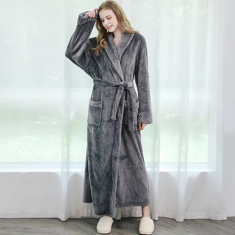 Thermal Extra Long Bath Robe