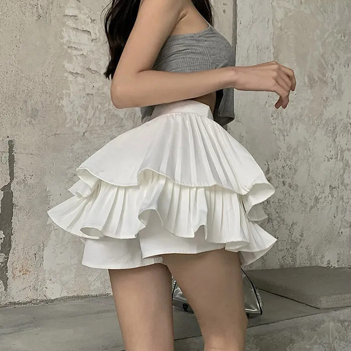 Unwritten Story Ruffle Mini Skirt