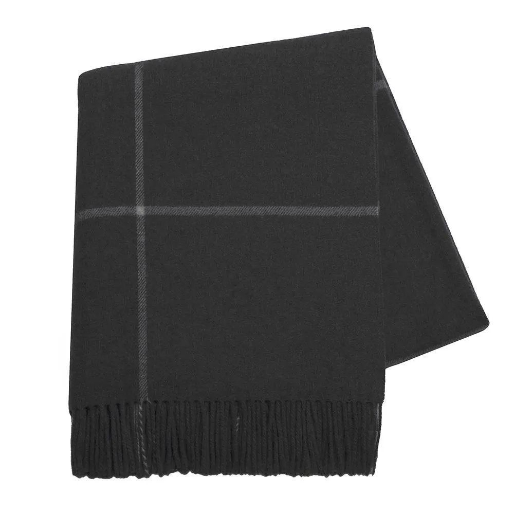 Windowpane Cashmere Throw